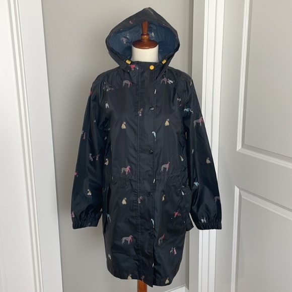 Joules Jackets & Coats Joules Right As Rain Outwit The Weather Rain Coat Jacket W Dog Print